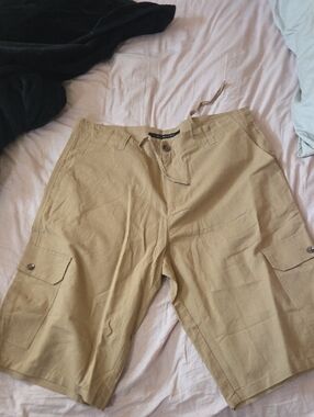 Sean John Khaki Cargo Shorts.